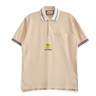 【Lemon】เสื้อโปโล GUCCI 2สี 1:1tags เกรดoriginal เย็บปักถักร้อย