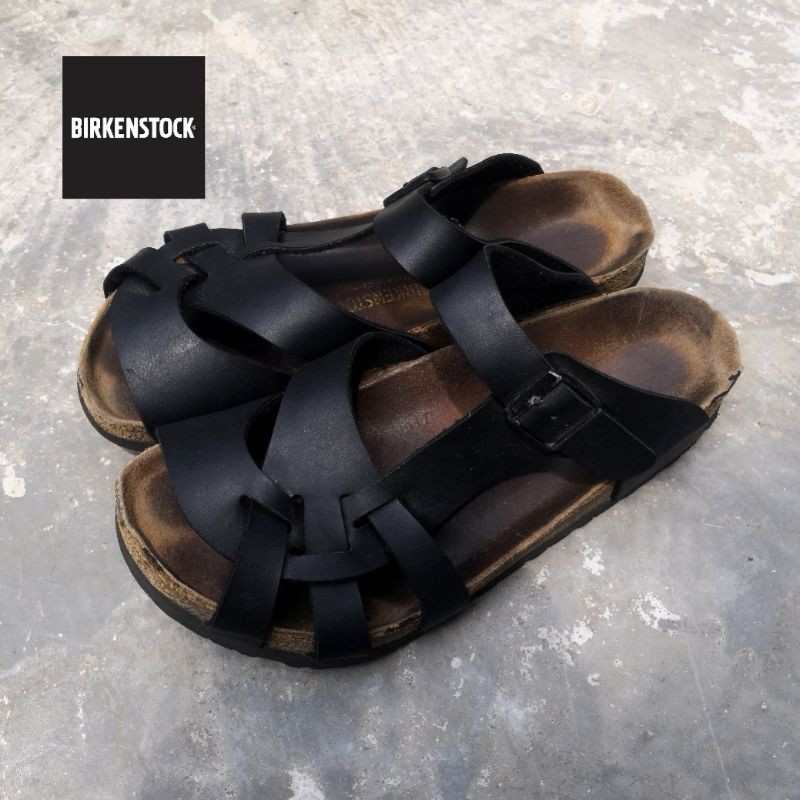 รองเท้าแตะ​ Birkenstock​ Pisa Black ของแท้​ มือสอง​