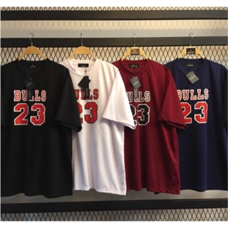 เสื้อยืด ผ้ากีฬา ลสย bulls23