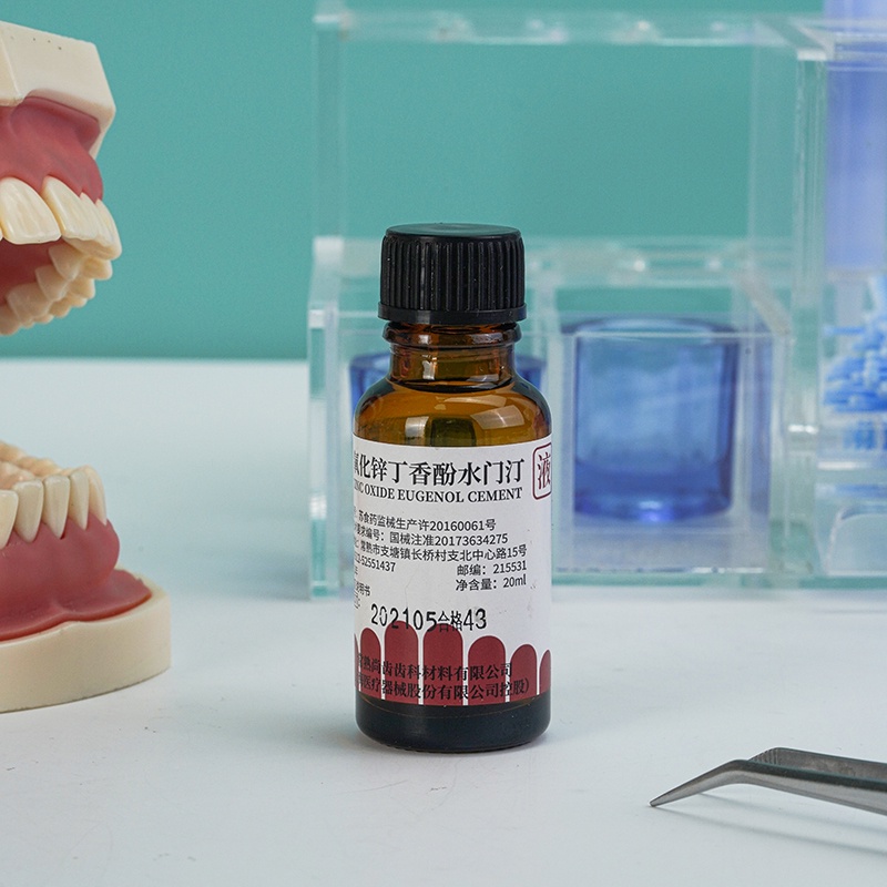 20 มล./ขวด Dental Zinc Oxide Eugenol Cement Zinc Oxide Clove Oil Cement