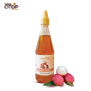 Lychee Honey 600 g. น้ำผึ้งดอกลิ้นจี่ ฝากจุก แบรนด์ Godlen Bee น้ำผึ้ง เชียงใหม่