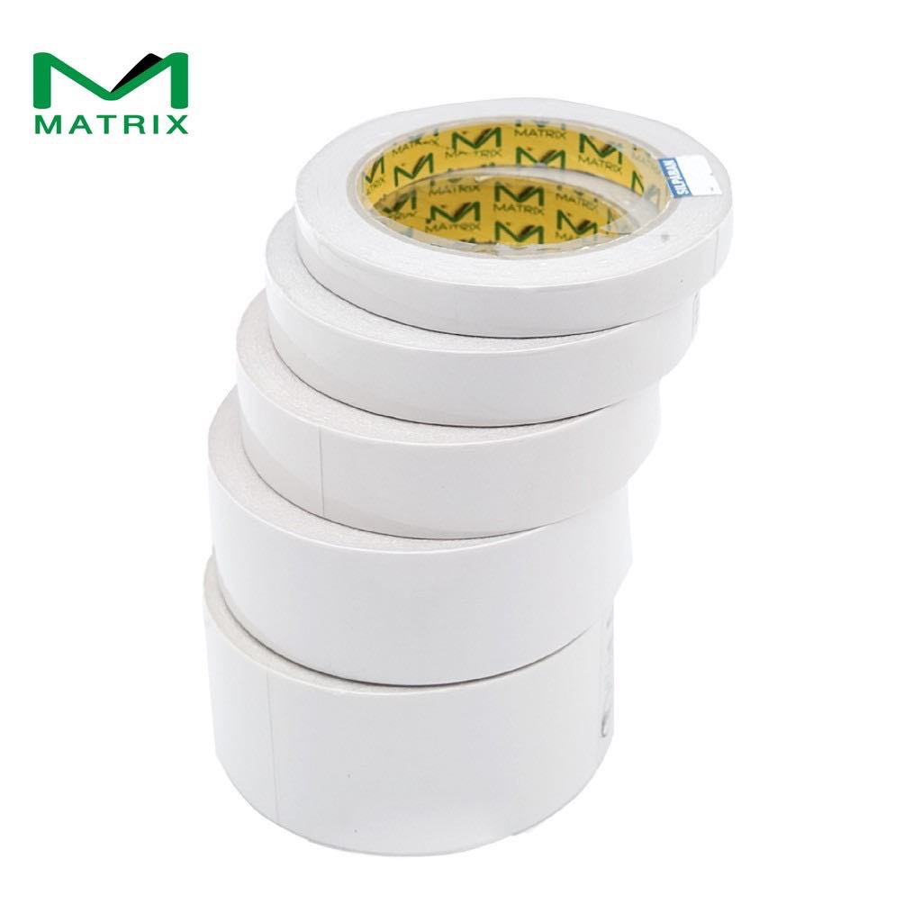 เทปกาวสองหน้า ยางสังเคราะห์ Matrix (ขนาด 24mm/36*10y)