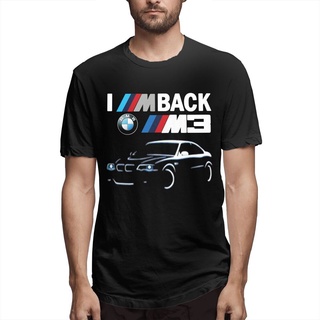 เสื้อยืดแขนสั้นพิมพ์ลาย Yaoting Bmw M Power I M Back M3 M5 M6 E46 E38 E39 02 สําหรับผู้ชาย