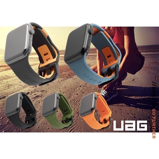 A024 ส่งของจากประเทศไทย UAG Watch สายนาฬิกาข้อมือซิลิโคน สําหรับ S6/SE 1 2 3 4 5 ขนาด 38/40 มม. 42/44 มม