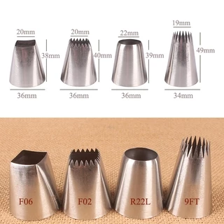 Icing Piping Pastry หัวฉีดสําหรับเค้ก F Ondant Decor Confectionery ดอกไม้ครีมหัวฉีด Gadgets ครัว