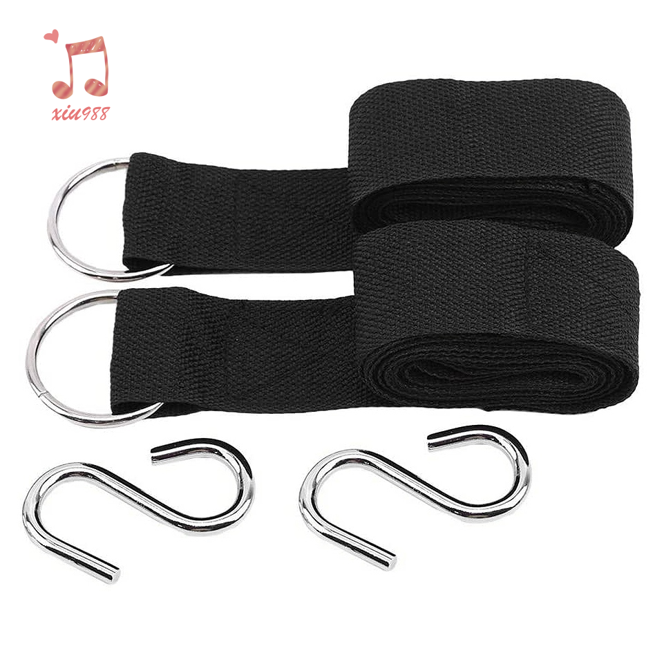 Garden Camping Hammock Tree Swing Straps Rope Kit Hanging Chair Outdoor 6A