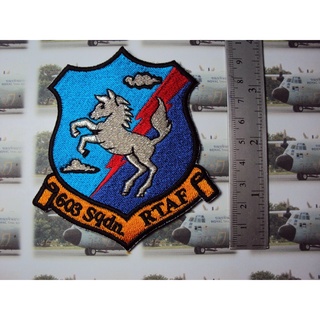 อาร์มฝูงบิน 603 Sqdn.RTAF Royal Thai Air Force Patch, 603 Sqdn Wing6 Thai Air Force Patch ดอนเมือง