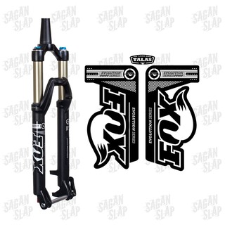 สติกเกอร์ ลายสุนัขจิ้งจอก 32 34 36 สําหรับติดตกแต่งตะเกียบหน้ารถจักรยาน mtb