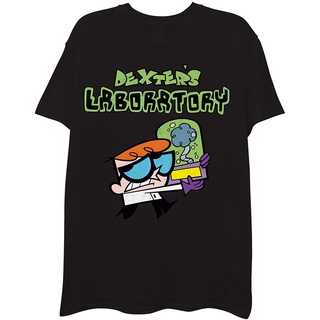 เสื้อยืดคอกลม แขนสั้น ผ้าฝ้าย พิมพ์ลายอนิเมะ Dexters Laboratory Dexters Laboratory สําหรับผู้ชายS-5XL