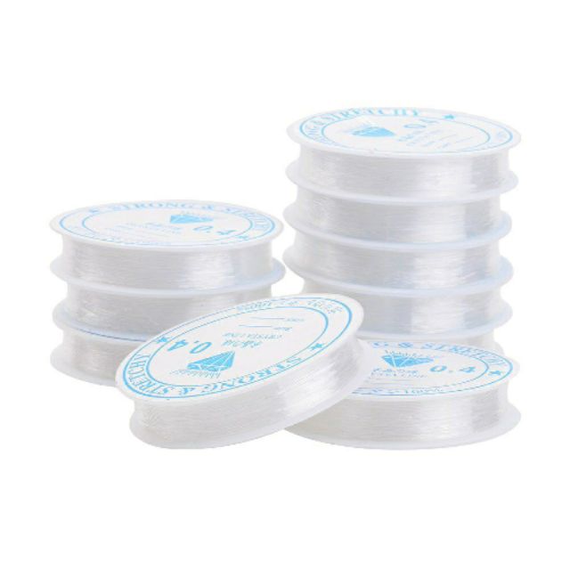 เอ็นยางยืด ร้อยลูกปัด 0.4-1.0 มิล 14 บาท