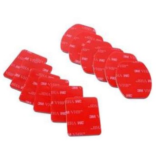 12pcs Flat Curved Mounts 3M Adhesive Sticky Pads Set for Gopro Hero 4 3 2