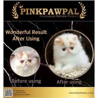 Pinkpawpal Eye Cleaner น้ำยาเช็ดตาแมว น้ำยาเช็ดตาสุนัข ทำความสะอาดคราบน้ำตา ลดคราบเหลิอง อ่อนโยน 100% ใช้ได้ทั้งลำตัว