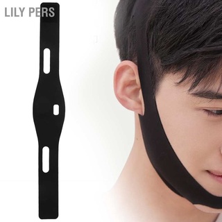 Lily PERS Men Facial Slimming Strap Elastic Double Chin Reducer Face Lifting Firming Belt Bandage