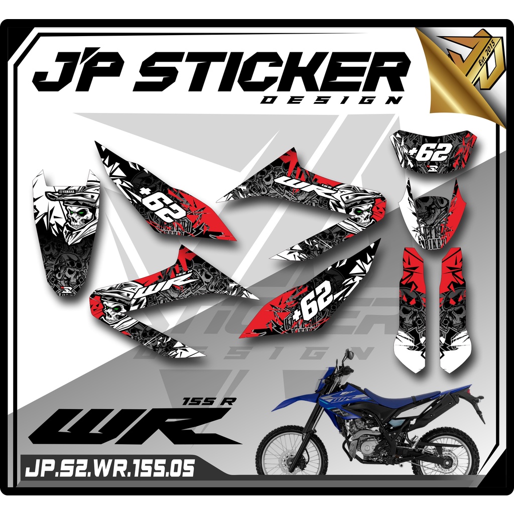 WR 155 สติ๊กเกอร์ STRIPING WR 155 - สติ๊กเกอร์ STRIPING LIST YAMAHA MOTORCYCLE WR 155 HOLOGRAM VARIA