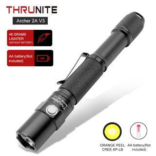 Thrunite Archer ไฟฉาย LED 2A V3 500 ลูเมน AA EDC XP-LV6 คลิปถอดได้