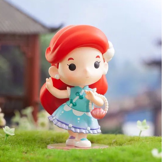 Disney กล่องสุ่ม ตุ๊กตาเจ้าหญิงดิสนีย์ POPMART POPMART Rapunzel Snow White Belle Ariel สไตล์คลาสสิก สร้างสรรค์ สําหรับตกแต่งบ้าน สํานักงาน