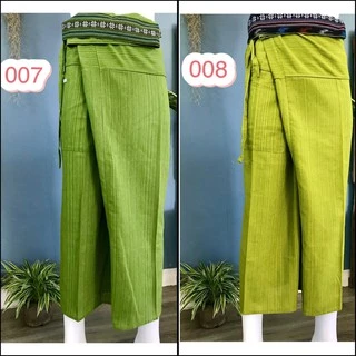 กางเกงสะดอ กางเกงเล ผ้าฝ้าย ขาก๊วย 4ส่วน ใส่สบาย ราคาถูก ทางร้านตัดเย็บเอง สำหรับหน้าร้อน สงกรานต์