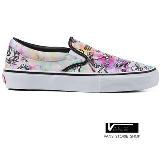 VANS SLIP ON SKATE SHROOM DOOM MULTI SNEAKERS สินค้ามีประกันแท้