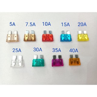 ฟิวส์เสียบใหญ่ ฟิวส์รถยนต์ STANDARD FUSE (ราคาต่อชิ้น) (กว้าง 19.1mm ยาว 18.9mm)