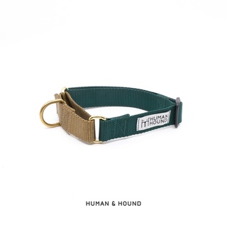 ปลอกคอสุนัข Human and  Hound - Martingale Coyote/Tan ปลอกคอฝึกสุนัข