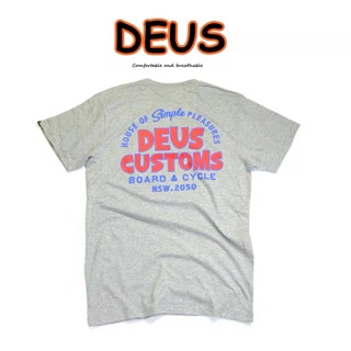 เสื้อยืดคอกลม  DEUS แท้💯% (DU005)