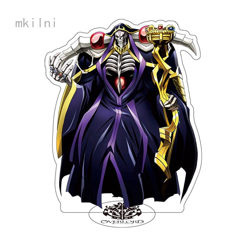 อะนิเมะ Overlord รูปอะคริลิคของเล่น Ainz Ooal Gown & Albedo Action Figure ตกแต่งอะนิเมะคนรักวันเกิด