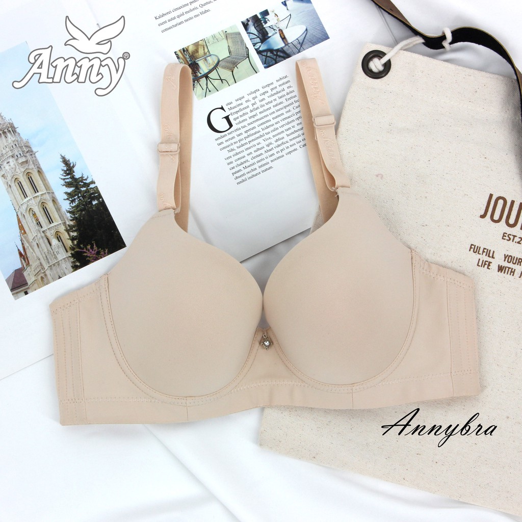 ชุดชั้นใน Anny รุ่น1392 เสื้อใน 3ตะขอ คัพB-C บรามีโครง เต็มทรง เก็บข้างกระชับดี