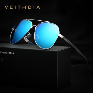 VEITHDIA แว่นตากันแดด Polarized อลูมิเนียมสำหรับผู้ชาย 3598