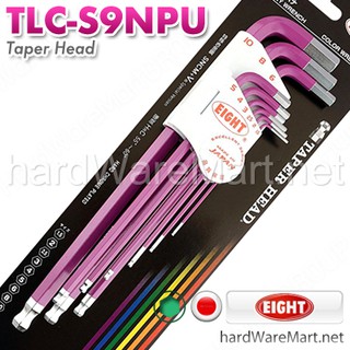 EIGHT ประแจหัวบอลตัวแอล 9 ตัวยาว มิล  TLC-S9NPU ball taper head