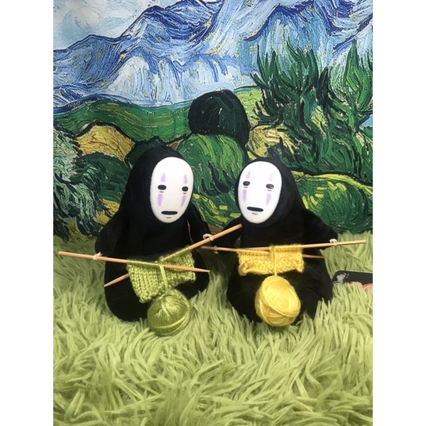 Kaonashi Spirited Away No-Face Studio Ghibli Sun Arrow ตุ๊กตา ผีไร้หน้า มีเม็ดถ่วง งานสะสม