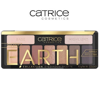 Catrice The Epic Earth Collection พาเลตต์อายแชโดว์ เนื้อแมตต์ กลิตเตอร์ ชิมเมอร์ 9 สี