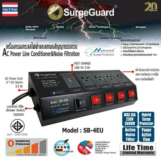 SurgeGuard :Model SB-4EU  AC Power Lineconditioner &amp;TVSS