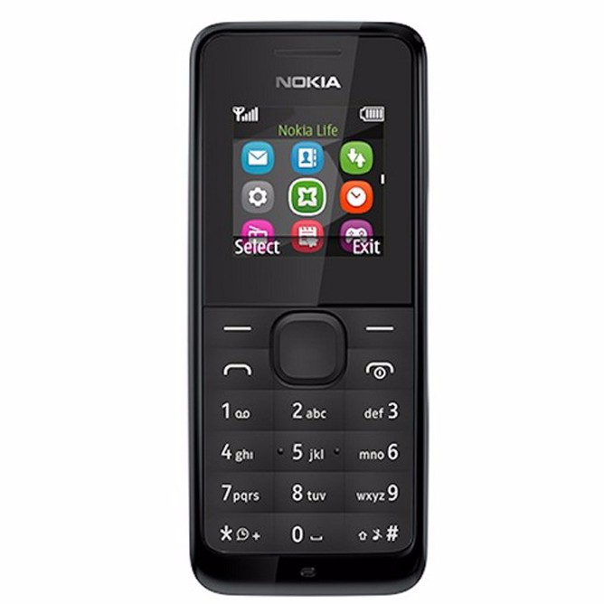 โทรศัพท์มือถือโนเกีย  ปุ่มกด NOKIA 105 (สีดำ) 3G/4G รุ่นใหม่  2020