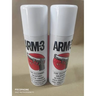 น้ำยาล้างปืน ไม่มีกลิ่นฉุน ยี่ห้อARM-3 ขนาด180ml[พิมพ์โค้ด : INCDEM15 ลดทันที 15%]