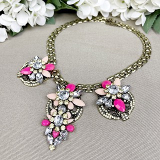 สร้อยคอ: Heavenly Statement Necklace สร้อยคอใส่ออกงาน สร้อยใส่ไปทะเล สร้อยเกาหลี