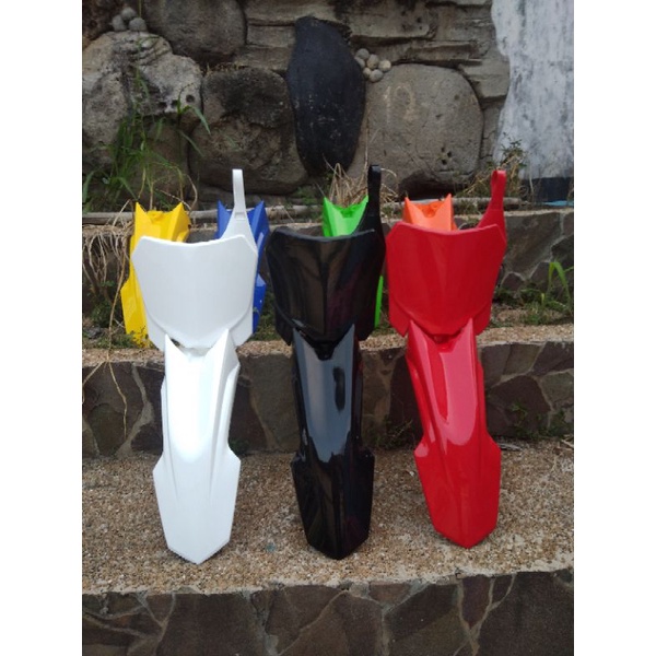 CRF150L FRONT FENDER และ CRF 150L NUMBER PLATE PACKAGE 2 รายการ CRF150L FRONT NUMBER COVER PACKET 2 
