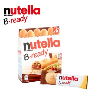 Nutella B-Ready เวเฟอร์อบกรอบสอดไส้นูเทลล่า 132g. (6 ชิ้น)