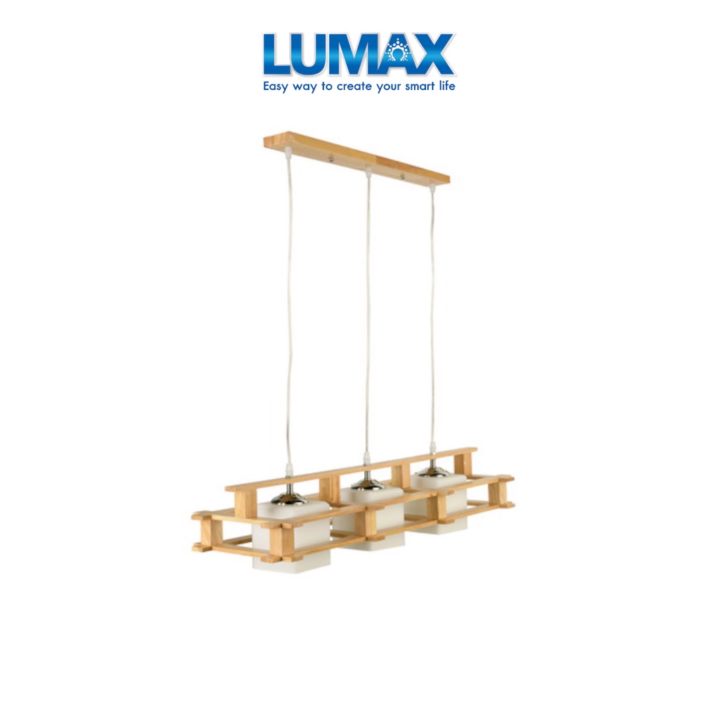 LUMAX โคมไฟแขวนเพดาน Minimal ไม้แท้ รุ่น PWG78-013