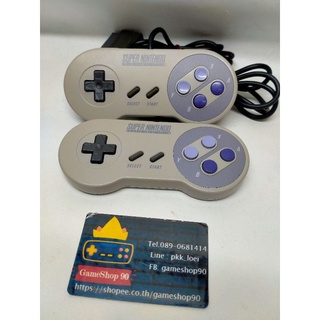 จอย Super Nes หรือ Snes ซุปเปอร์โซนอเมริกาใช้เล่นได้ปกติทดสอบแล้ว