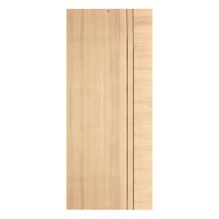 LAMINATED POLYVINYL DOOR KING P4-80x200 WHITE OAK ประตูโพลีไวนิล KING LAMINATED P4-80x200 สี WHITE OAK ประตูบานเปิด ประต