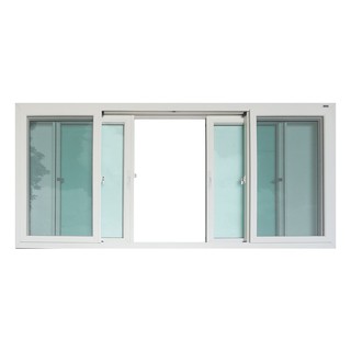 UPVC window UPVC SLIDING WINDOW VILANN SW4-240110 240X110CM WHITE Sash window Door window หน้าต่าง UPVC หน้าต่างUPVC บาน