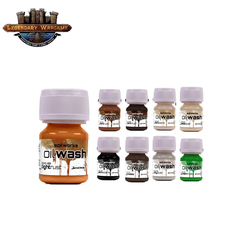 [พร้อมส่ง] SCALE 75 : SOILWORKS: OIL WASHES & THIINER สีน้ำมัน