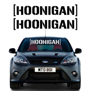 SK232 สติ๊กเกอร์หน้ารถ HOONIGAN ถูกที่สุดในช๊อปปี้