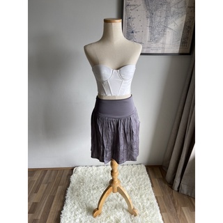 Fashion Skirt with Pockets and Inner Lining