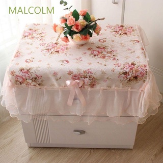 Malcolm ผ้าคลุมโต๊ะลายลูกไม้ดอกไม้สีชมพูกันฝุ่นขนาด 75x80 ซม. หลากสีสําหรับตกแต่งตู้เสื้อผ้า