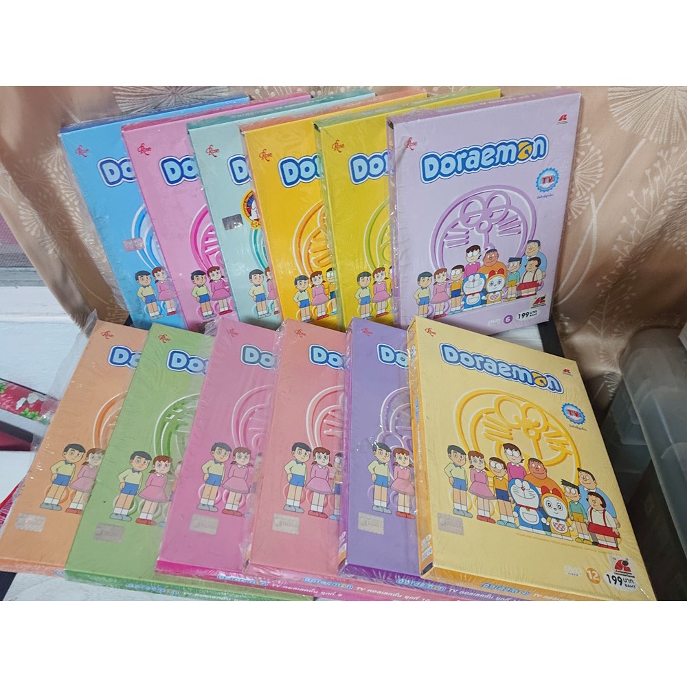 ของแท้ DVD การ์ตูน Doraemon TV Collection Box Set - โดราเอมอน ทีวี คอลเลคชั่น 12 แผ่นจบ (ในตอน) หายา
