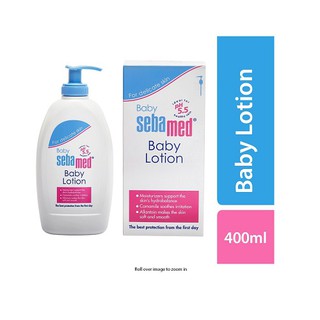 Sebamed Baby Lotion ซีบาเมด เบบี้ โลชั่นถนอมผิว สำหรับผิวแพ้ง่าย 400ml.