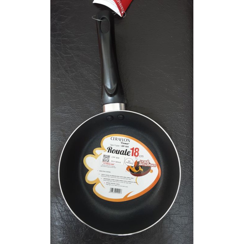 คอสมอสเทฟล่อน 18 ซม. / เทปเทปล่อน CFP 18 R - กระทะ 18 ซม. - Non Stick / Non-Stick Royale