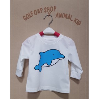 golfgapshop ผ้าCotton100% เสื้อยืดเด็ก เสื้อแขนสามส่วน สุดเท่ห์