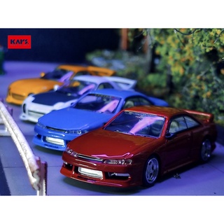 VERTEX Silvia S14 Red Metallic Official collaboration and licensed by VERTEX TARMAC